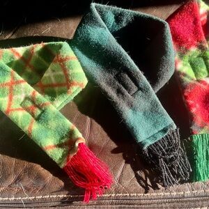 Plaid Patterned Scarves Set for Small/X-Small Dog